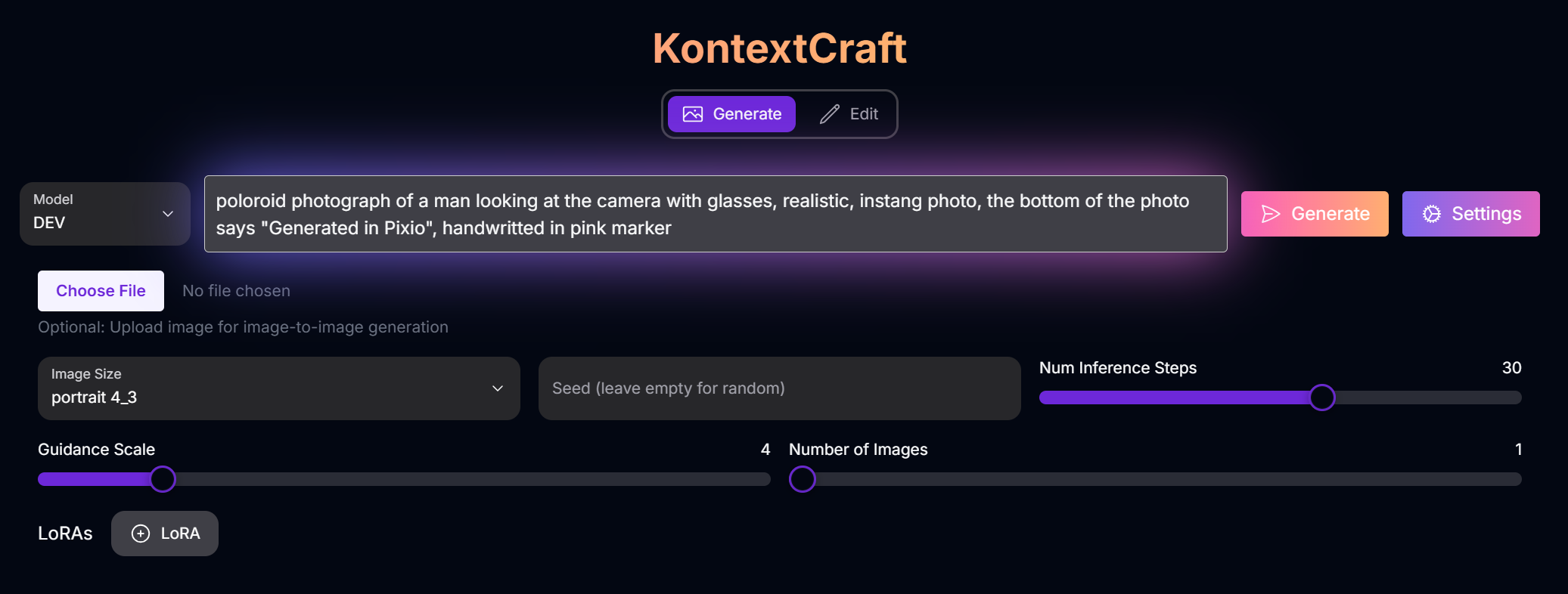 KontextCraft Screenshot