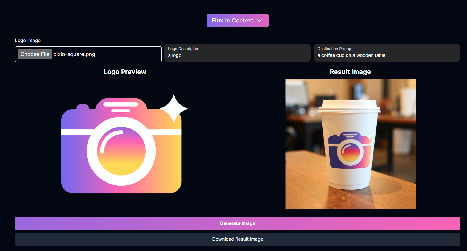 Flux In Context Screenshot