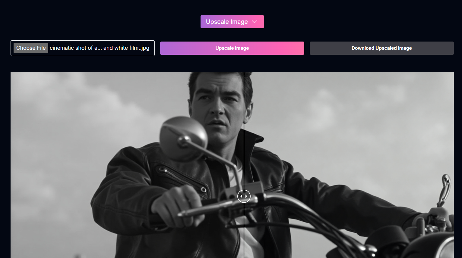 Upscale Image Screenshot