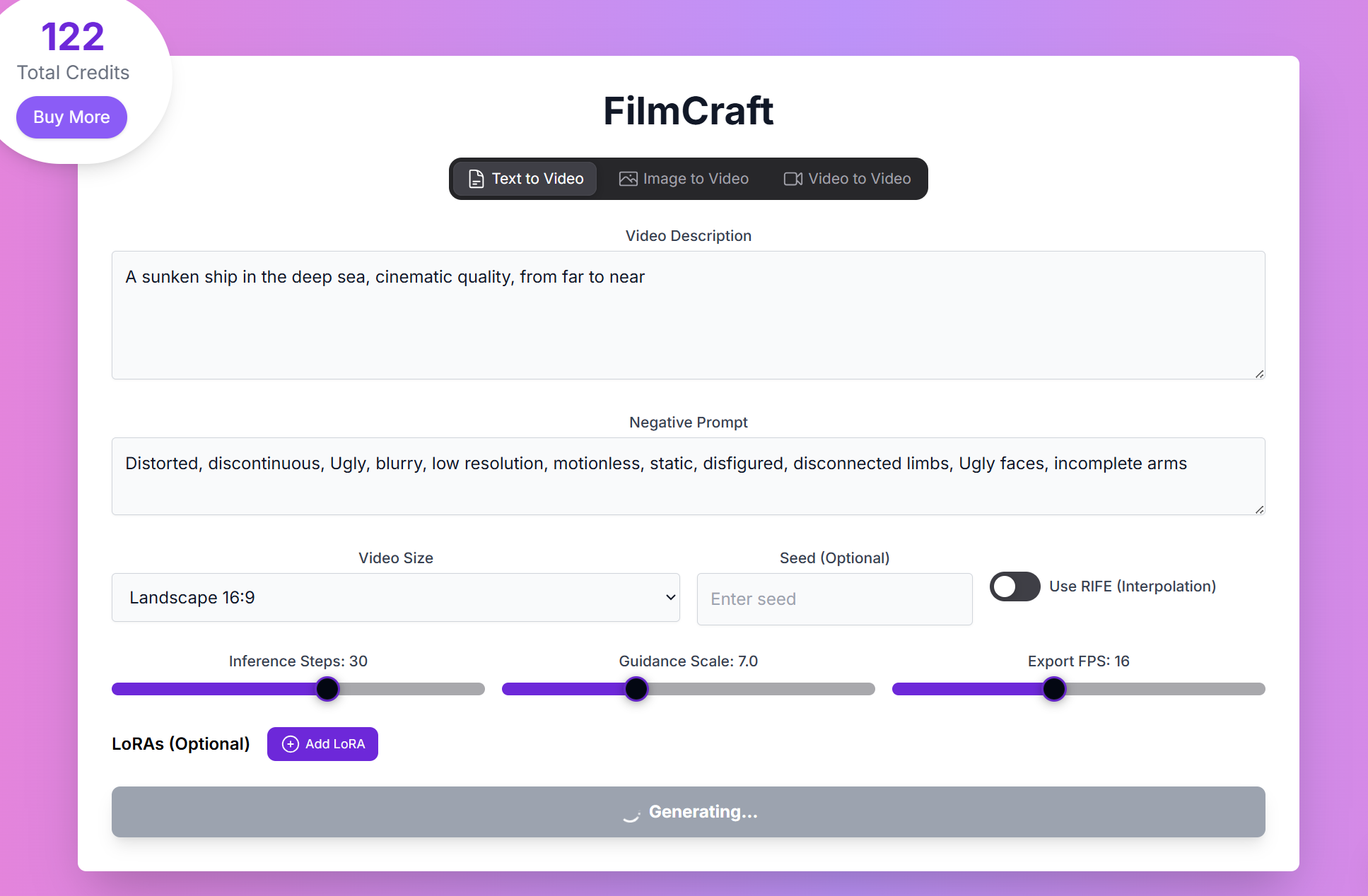 FilmCraft Screenshot