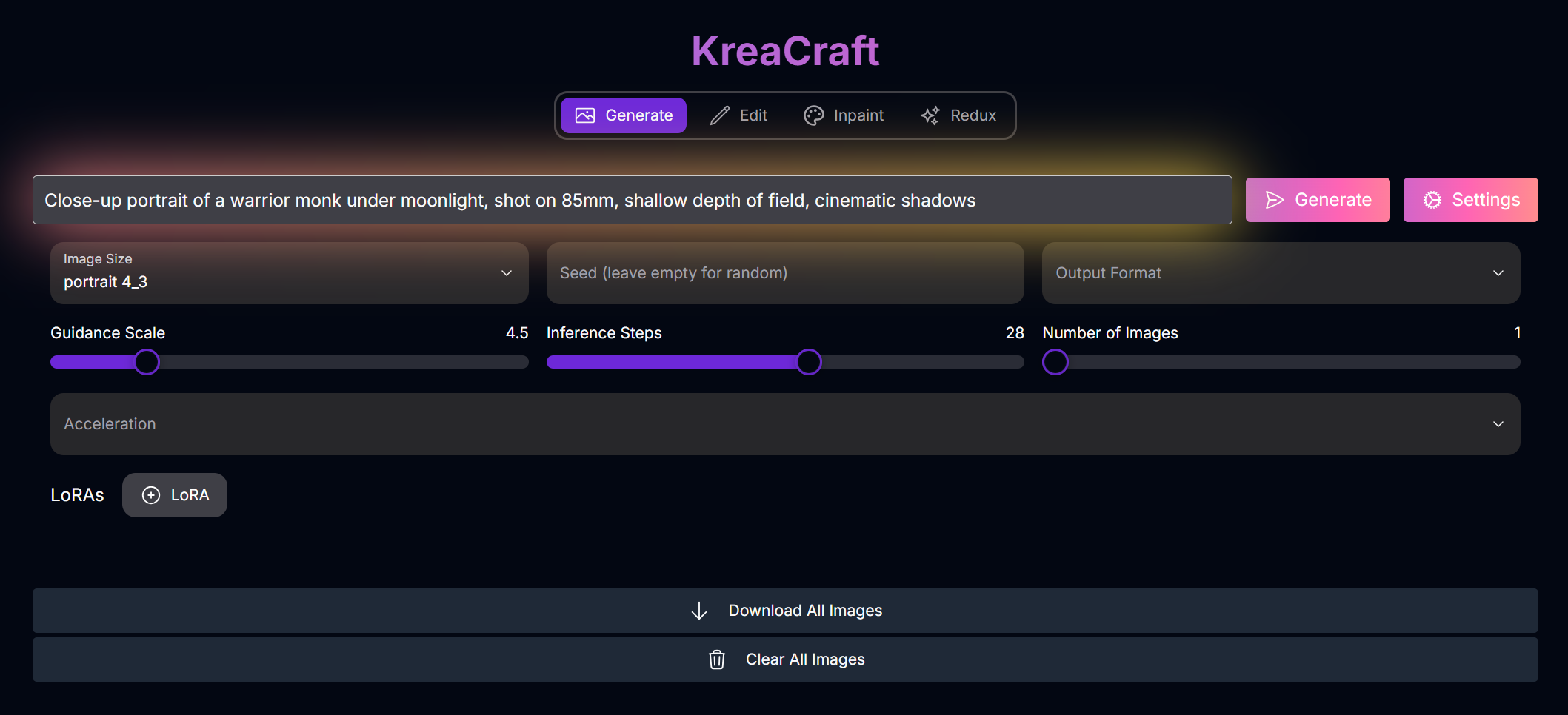 KreaCraft Screenshot