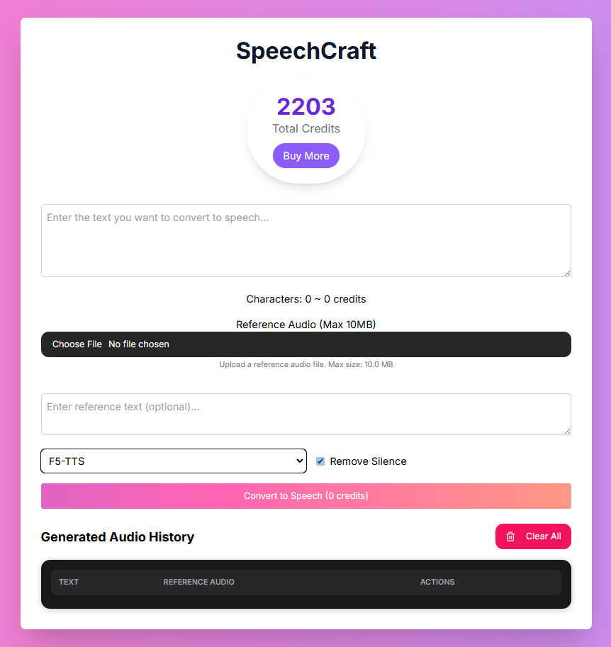 SpeechCraft Screenshot