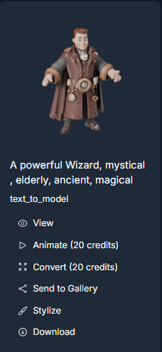 PolyCraft View History Screenshot
