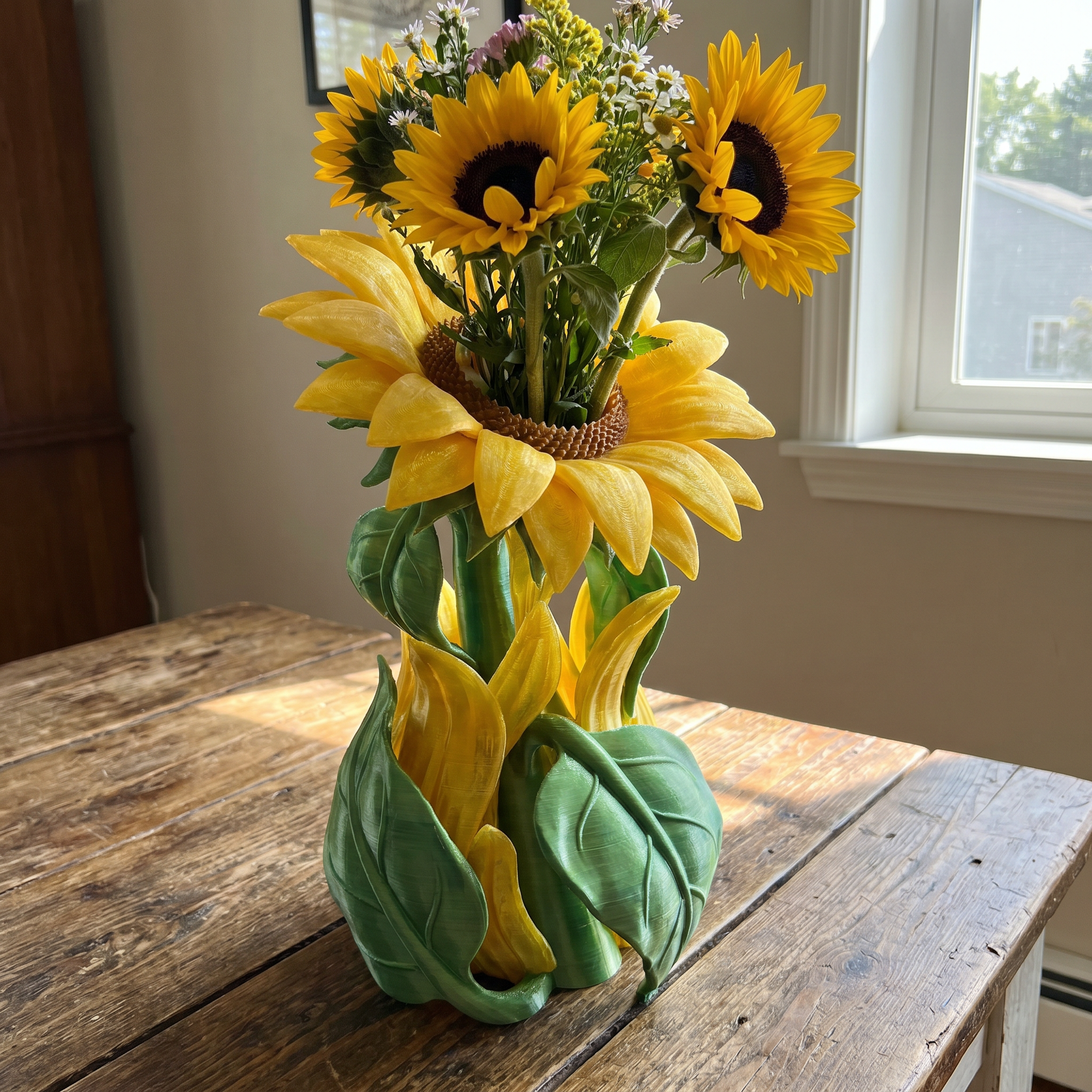 Sunflower Tall Vase