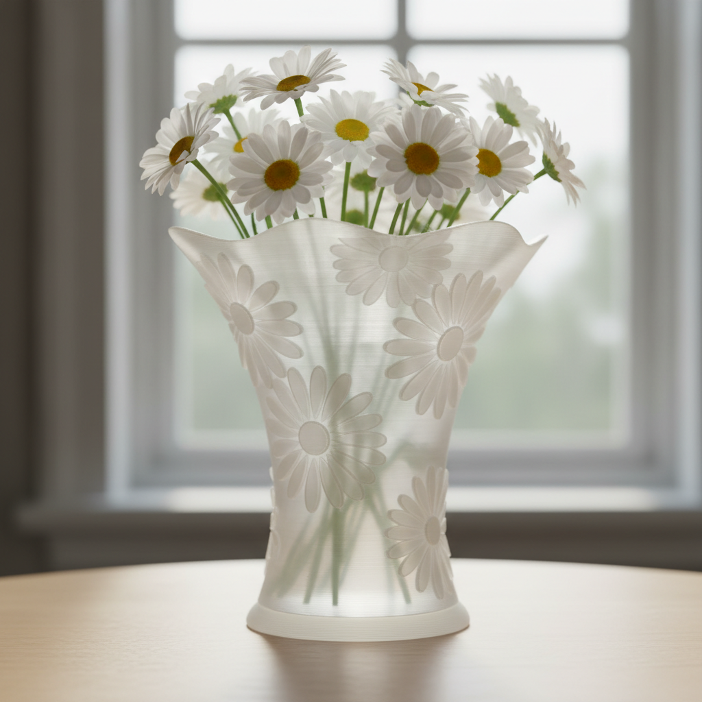 Daisy Flare Vase